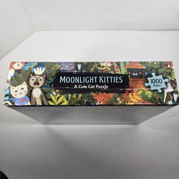 NIB Moonlight Kitties Cat Puzzle - 1000 Pieces "A Cute Cat Puzzle" Babalu Inc. - Picture 3 of 3